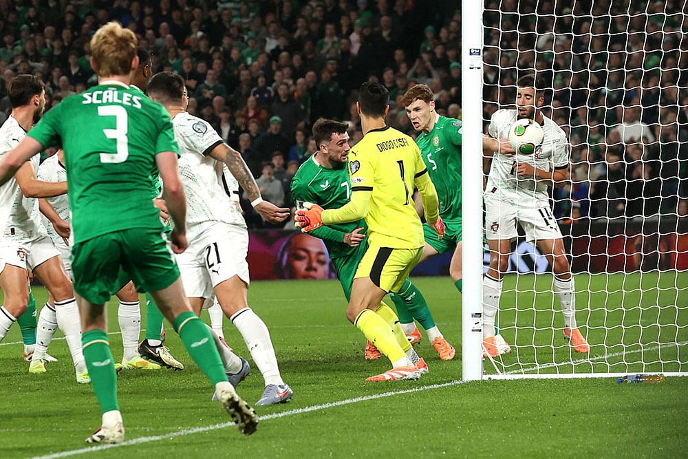 FIFA World Cup Qualifier Soccer Match: Ireland vs Portugal