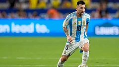 Lionel Messi in action for Argentina - | Photo: AP