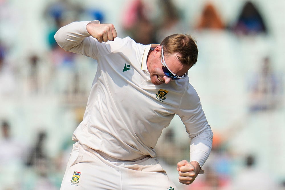 India Vs South Africa 1st Test Day 2 photos-Simon Harmer-10