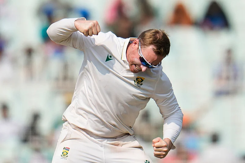 India Vs South Africa 1st Test Day 2 photos-Simon Harmer-10