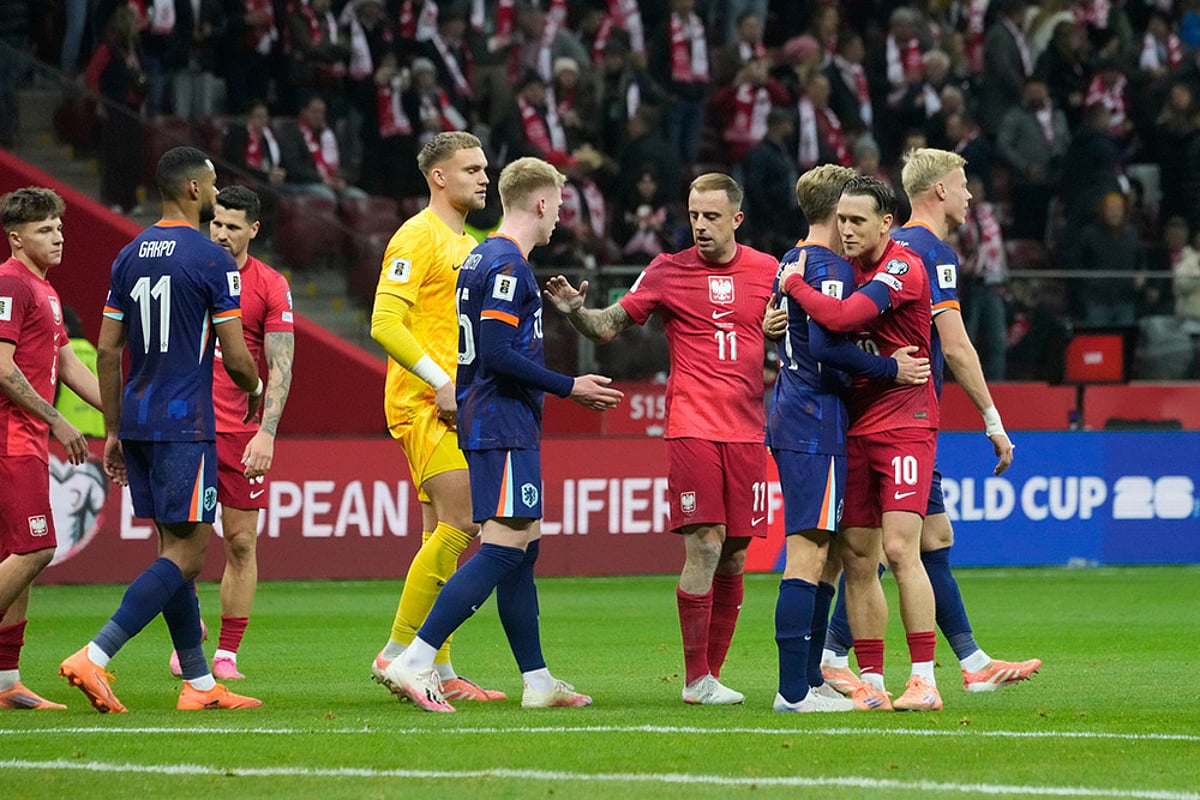 Poland vs Netherlands World Cup Soccer European Qualifiers-