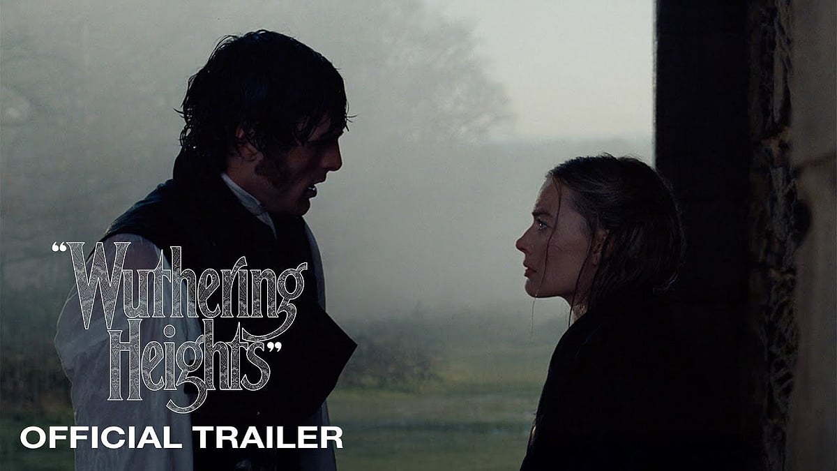 YouTube/Warner Bros : Margot Robbie and Jacob Elordi in Wuthering Heights Trailer