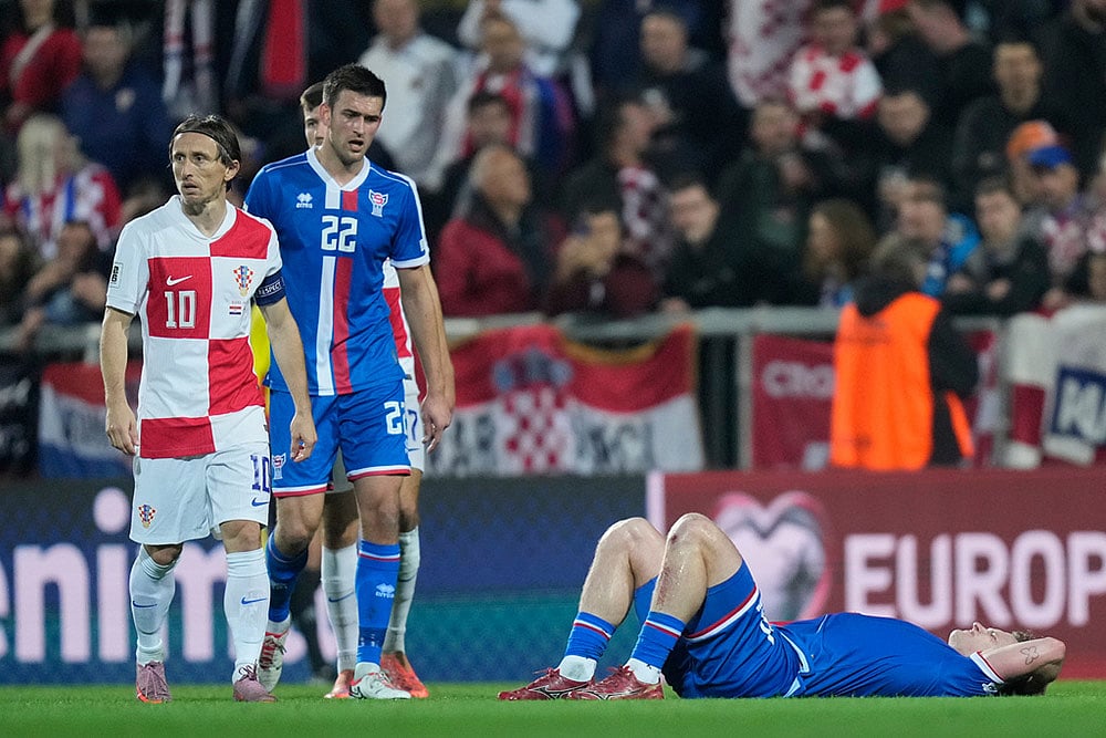 Croatia vs Faroe Islands World Cup Soccer European Qualifiers-Meinhard Olsen