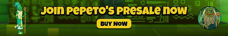 Buy Pepeto presale ad banner
