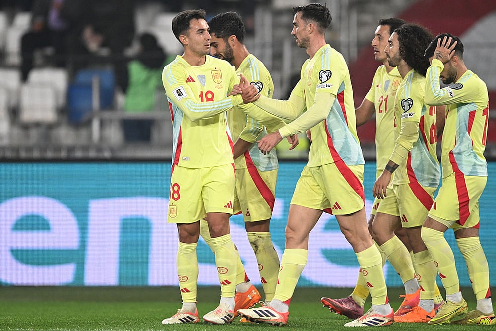 Georgia Spain WCup Soccer