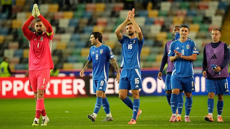 FIFA World Cup 2026 European qualifying Group I soccer match Italy vs Israel photo