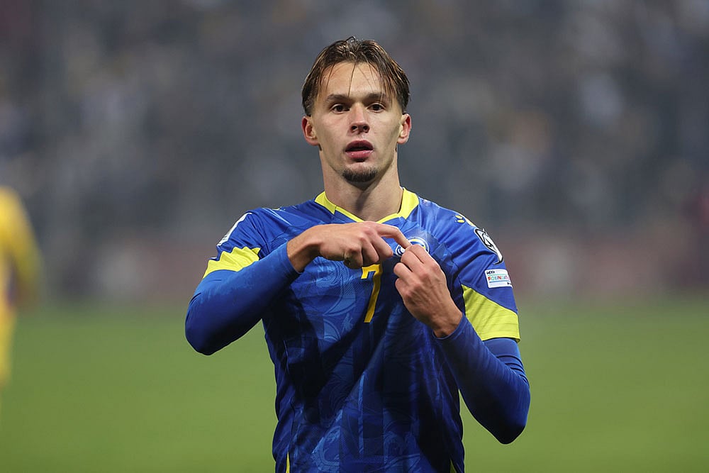 World Cup Qualifier Soccer Match: Romania vs Bosnia and Herzegovina