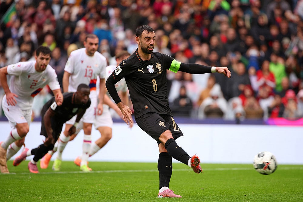 Portugal Vs Armenia World Cup 2026 Qualifiers-Bruno Fernandes