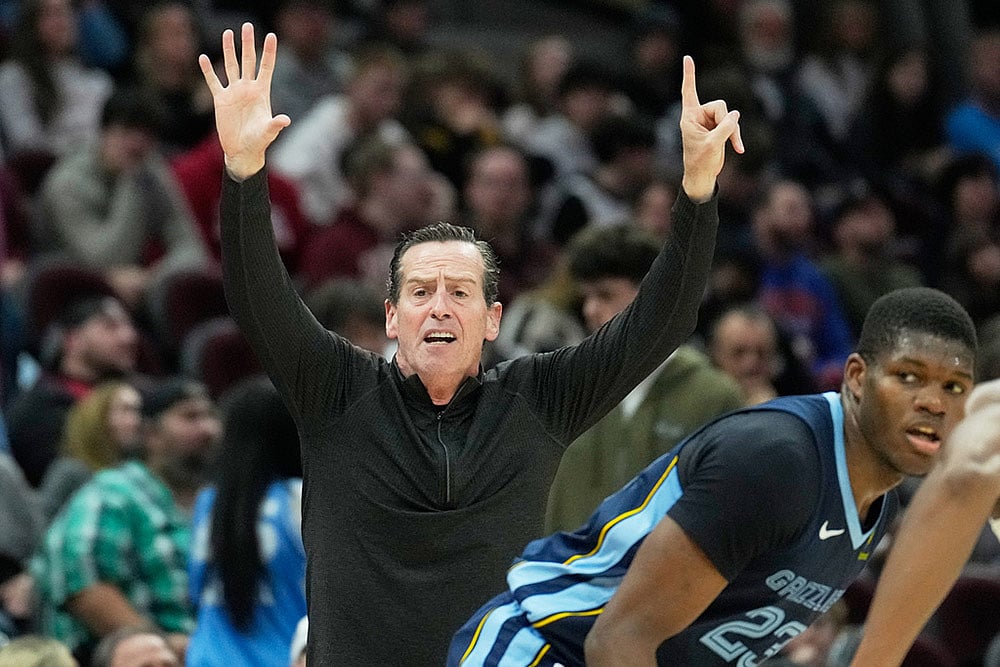 NBA 2025-26 Cleveland Cavaliers vs Memphis Grizzlies-Kenny Atkinson