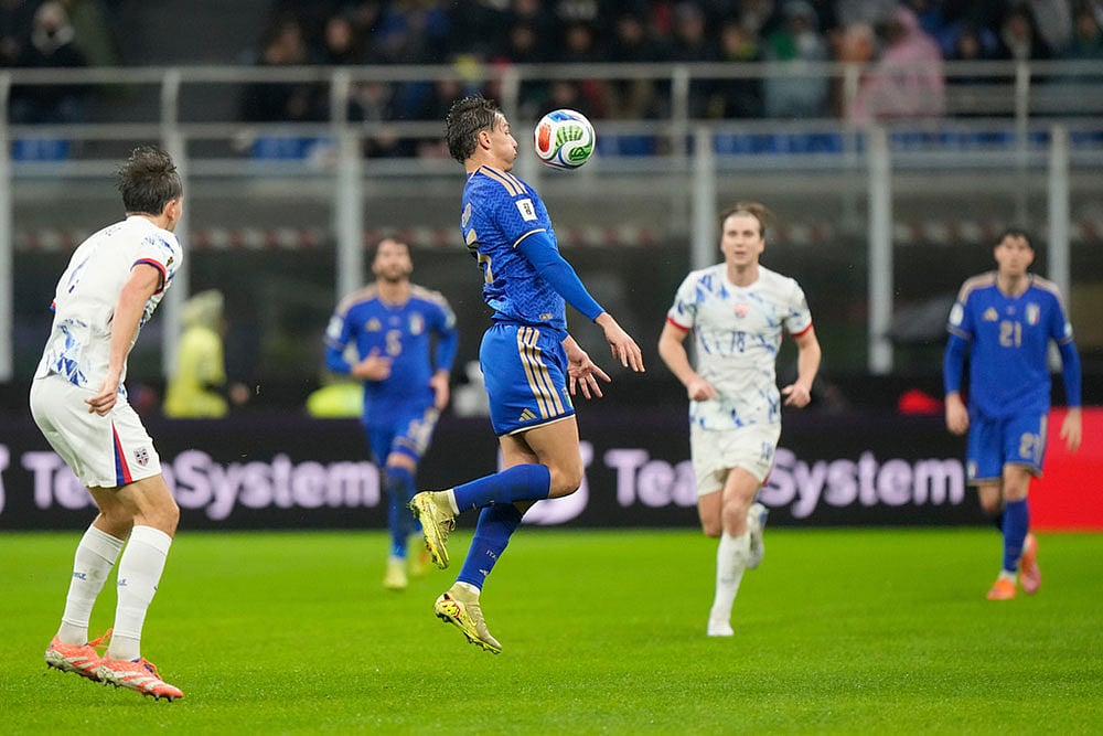FIFA World Cup Qualifier: Norway vs Italy Pio Esposito