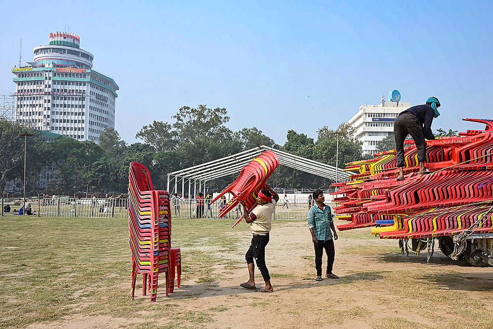 Preps for swearing-in of new Bihar govt