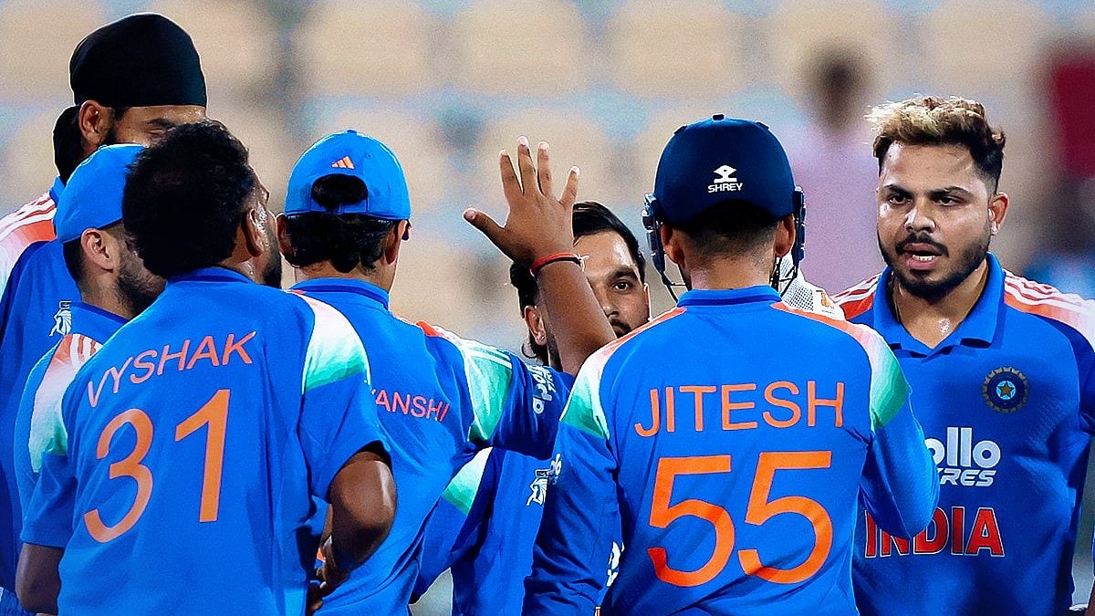 X/ BCCI : India A Vs Oman, ACC Asia Cup Rising Stars: Harsh Dubey's Half-Century Helps IND A Seal Semi-Final Spot