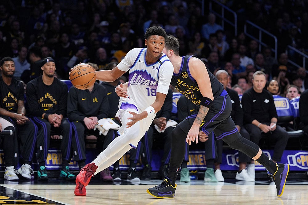 NBA Basketball Championship: Utah Jazz vs Los Angeles Lakers