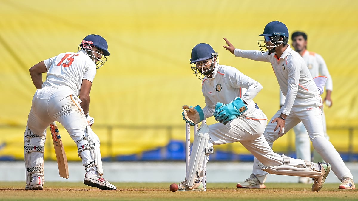 Photo: PTI : Ranji Trophy 2025-26 Highlights, Round 5 Day 4: Vidarbha vs Baroda.