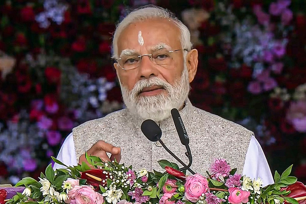 PM Modi in Puttaparthi