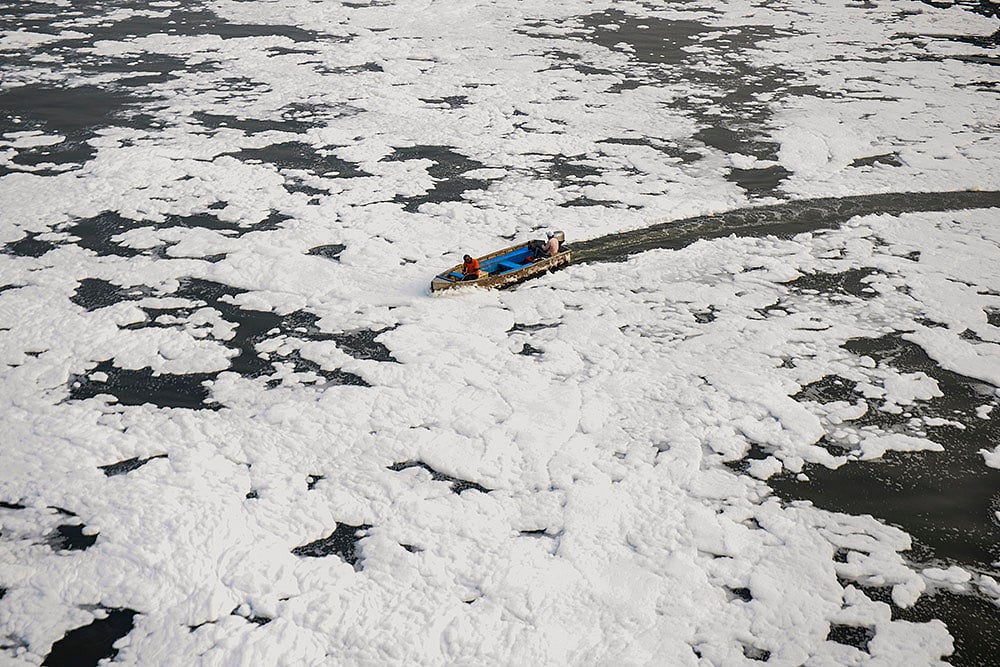 Yamuna water pollution in Delhi