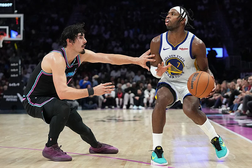 NBA 2025-26 Golden State Warriors Vs Miami Heat-Jaime Jaquez Jr