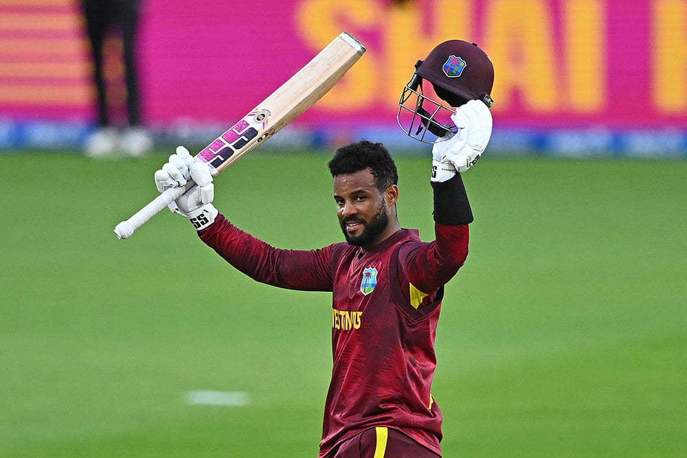 New Zealand vs West Indies 2nd ODI Cricket-Shai Hope