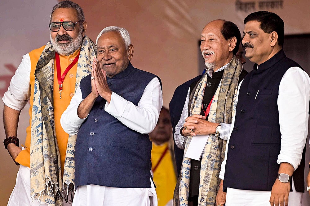 Bihar NDA Govt swearing-in ceremony-Nitish Kumar as Bihar CM
