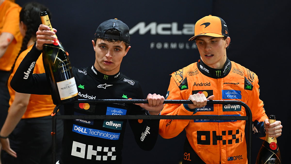 Lando Norris and Oscar Piastri