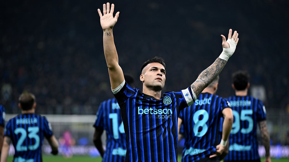 File photo of Inter Milan striker Lautaro Martinez.