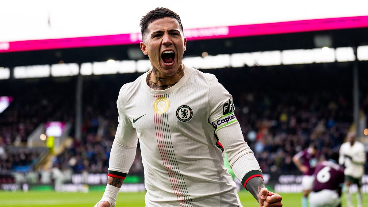 Chelsea's Enzo Fernandez celebrates