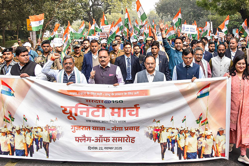 Unity March in New Delhi