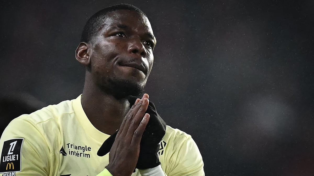 Paul Pogba applauds Monaco's fans after full-time