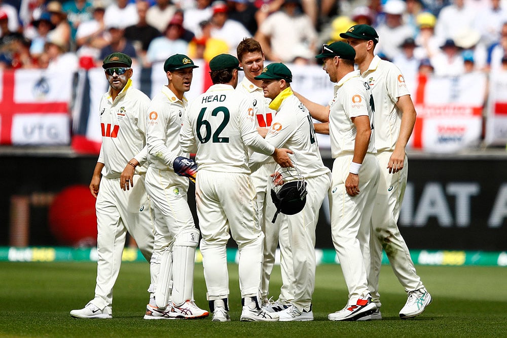 First Ashes cricket test match Australia vs England in Perth-Australias players