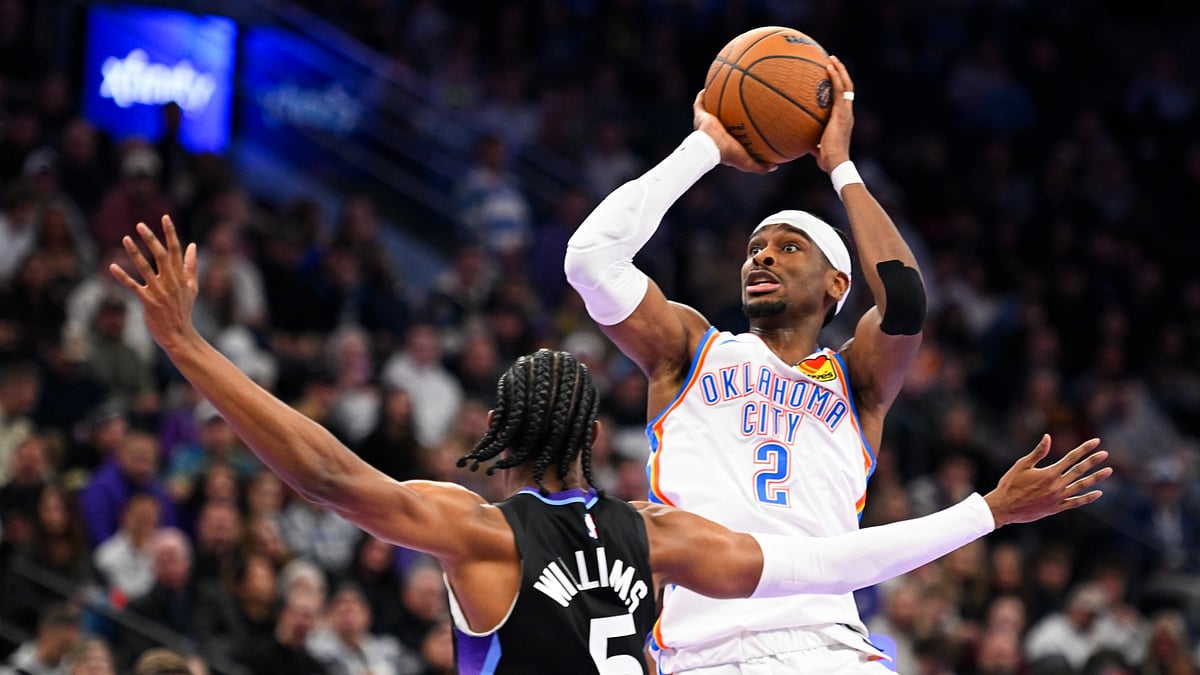 Shai Gilgeous-Alexander of the Oklahoma City Thunder