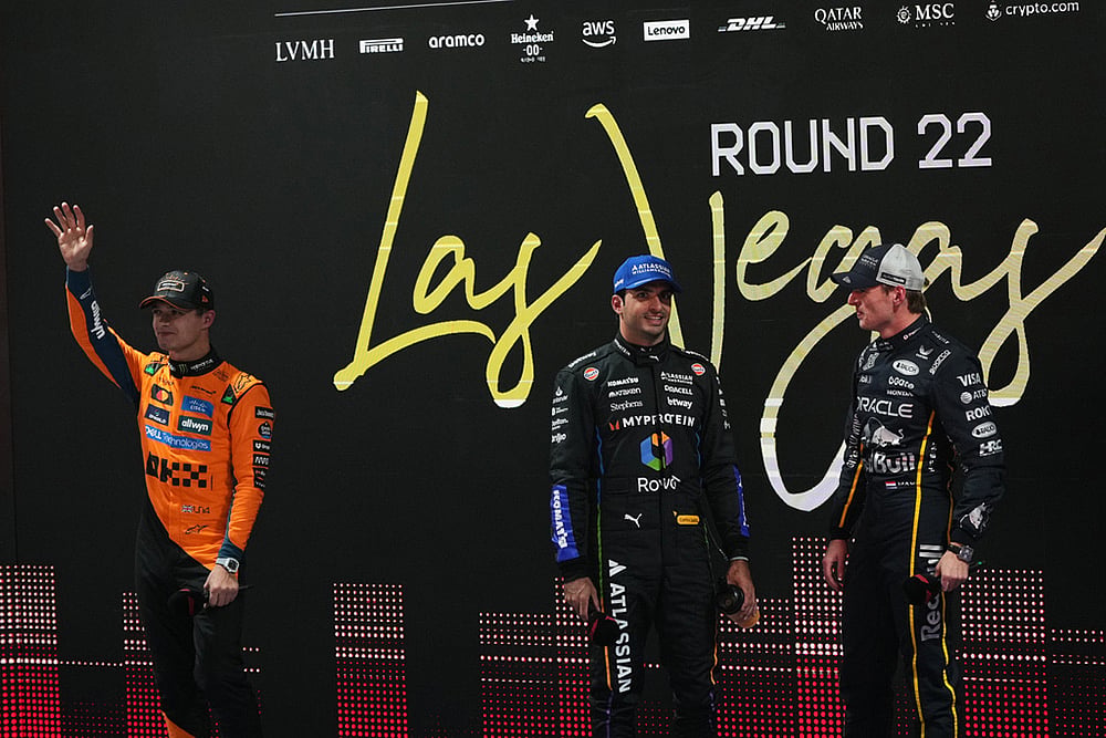 F1 Las Vegas Grand Prix 2025 Qualifying-Carlos Sainz, Max Verstappen