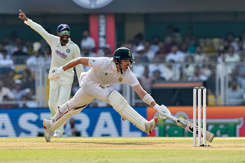 India vs South Africa 2nd Cricket test Day 2 photos in Guwahati-Tristan Stubbs
