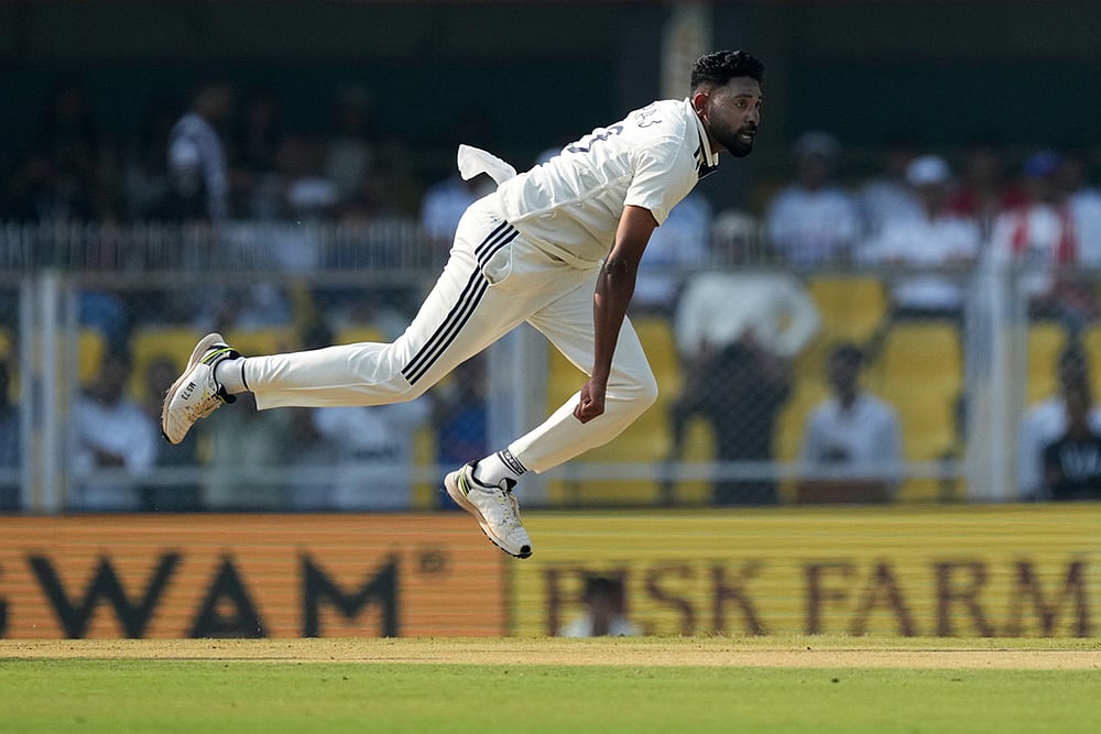 India vs South Africa 2nd Cricket test Day 2 photos in Guwahati-Mohammed Siraj