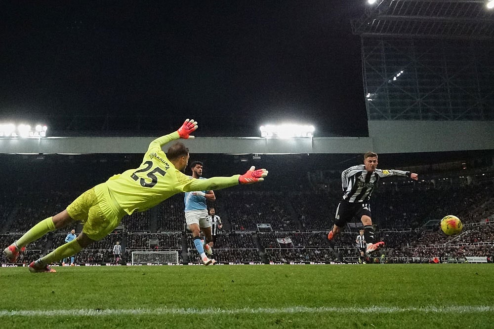 Britain Soccer Premier League: Newcastle United vs Manchester City