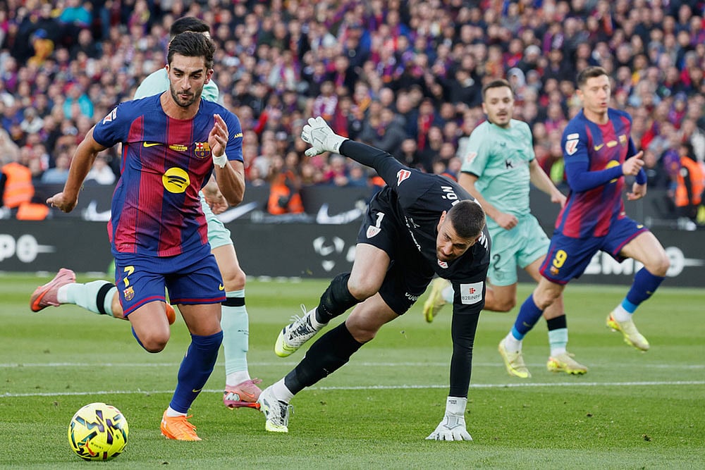 Spain La Liga Soccer Match: Barcelona vs Athletic Bilbao