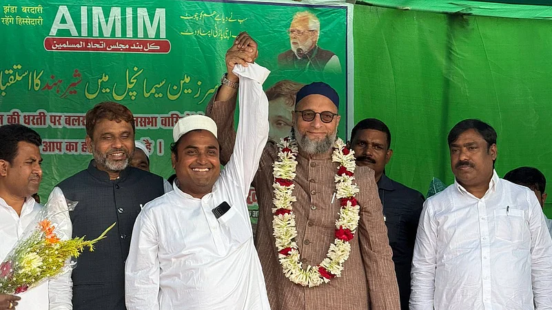 Owaisi with Adil Hassan