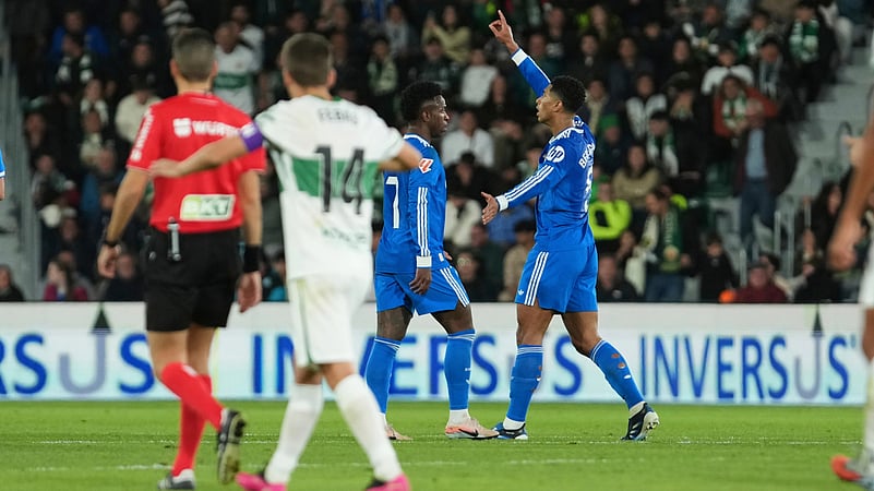 Elche vs Real Madrid live score Spanish La liga 2025-26 matchday 13