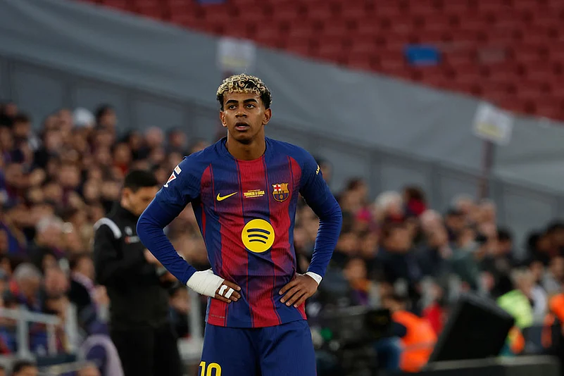 Spain Soccer La Liga: Athletic Bilbao vs Barcelona Lamine Yamal