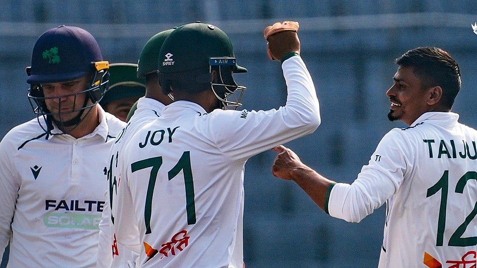 X/@BCBtigers : Bangladesh Vs Ireland Highlights, 2nd Test Day 5: Bangladesh overcome Ireland to seal 2-0 series win.