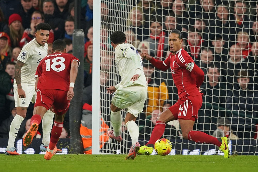 English Premier League: Liverpool vs Nottingham Forest