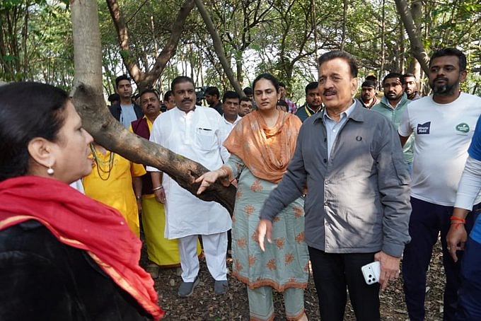 Facebook/Girish Mahajan : For many locals, actors and activists turned a civic complaint into a symbolic stand. If a public tree falls, what else can be lost in the name of ritual infrastructure?