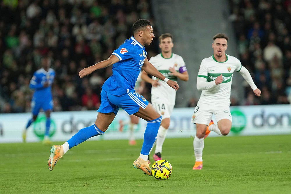 La Liga 2025-26 Elche vs Real Madrid-Kylian Mbappe