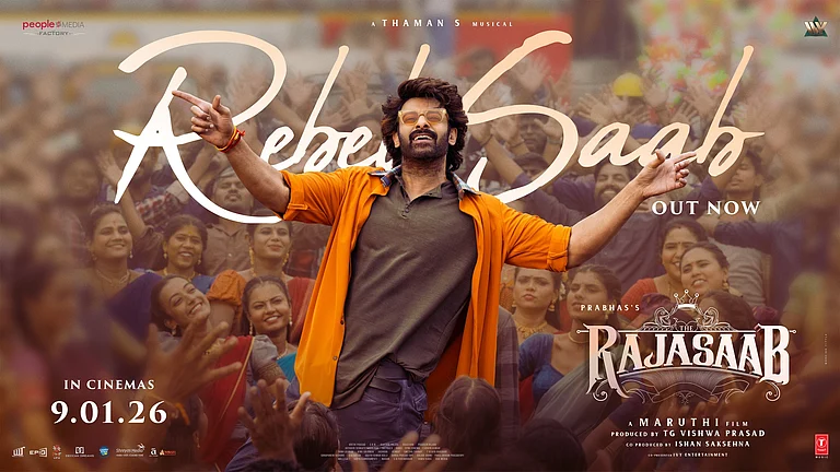 Prabhas in The Raja Saab first single Rebel Saab - X/The Raja Saab