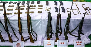 A. Suresh Kumar/PTI; Representative image : Malkangiri Superintendent of Police Vinod Patil confirmed that a substantial quantity of weaponry, IEDs, and grenades was retrieved during the action.