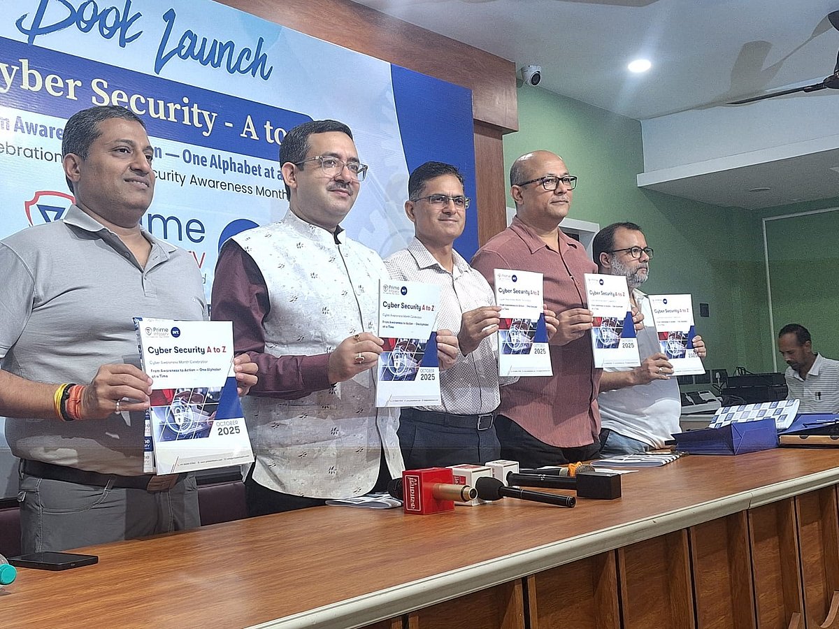 Cyber Security Awareness Month 2025 launch of “Cyber Security A to Z” by Prime Infoserv and partners