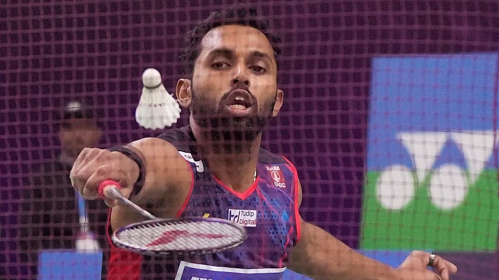 File/AP : HS Prannoy will aim to end the 2025 season on a high.