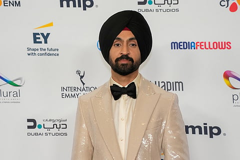 Diljit Dosanjh arrives at the 53rd International Emmy Awards at the New York Hilton Midtown in New York. 