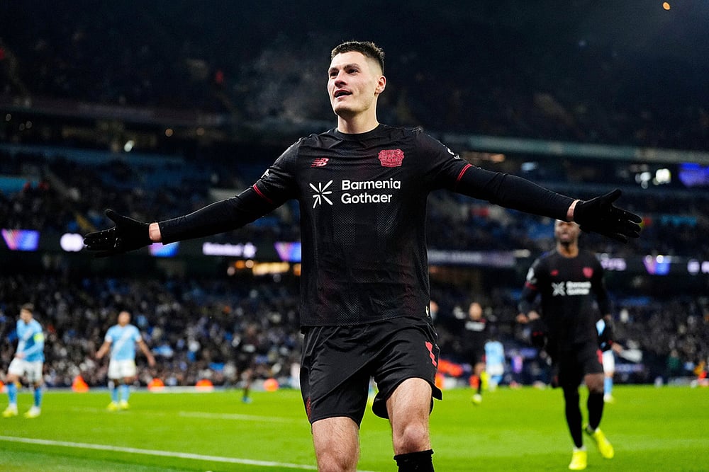 Manchester City vs Bayer Leverkusen UCL 2025-26 match in London-Patrik Schick