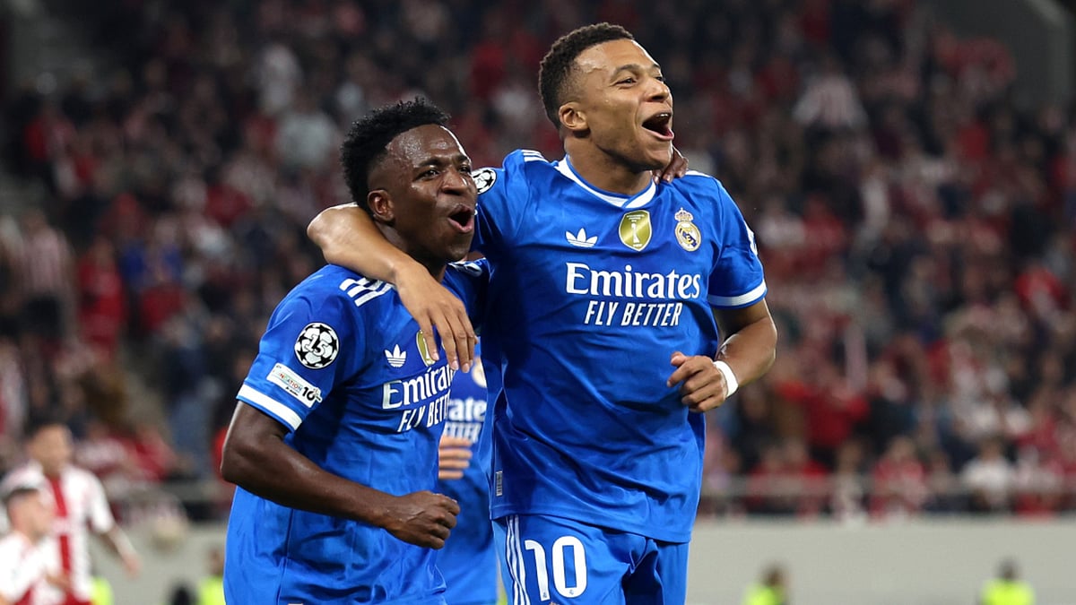 Kylian Mbappe scored four times for Real Madrid