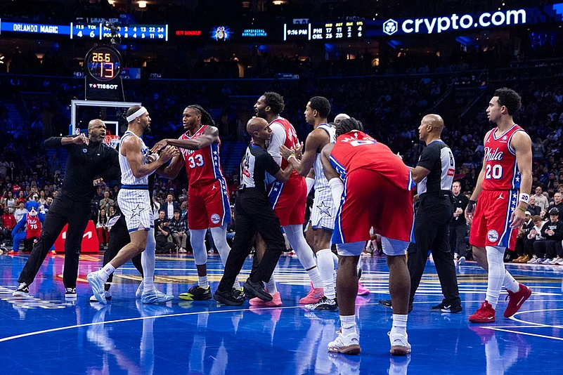 NBA Basketball Game: Philadelphia 76ers vs Orlando Magic